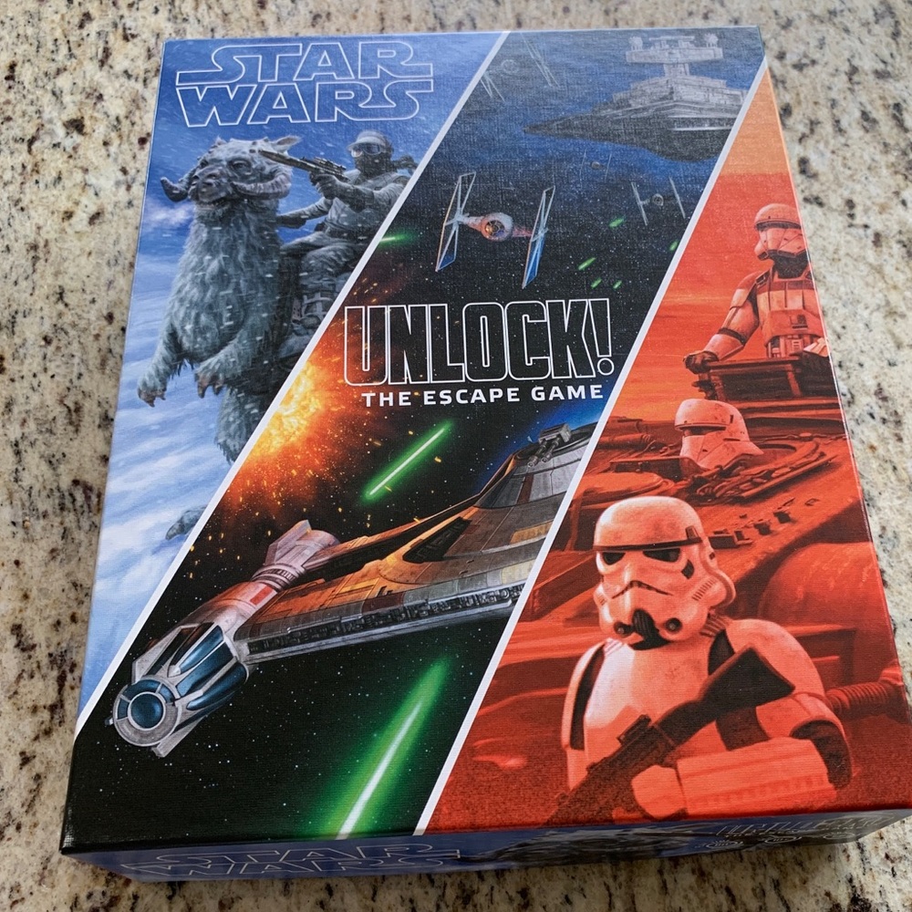 Star Wars: Unlock! The Escape Card Game in a Box. (Free app required to play)